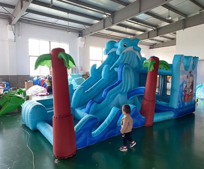 China AntiUV Commercial Combo Bounce House , Large Inflatable Bounce House for sale