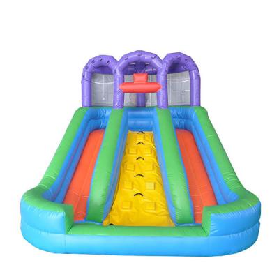 China UVproof Kids Inflatable Bouncer , Fireproof Bouncy Castle With Slide for sale