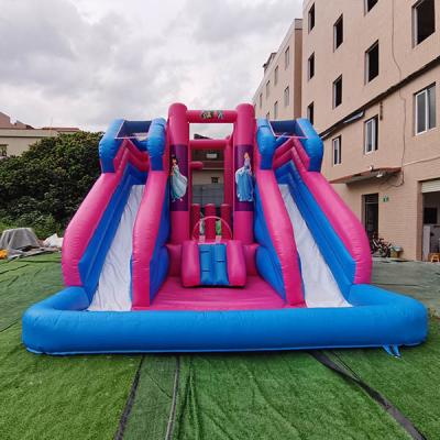 China UVproof Obstacle Course Jump House , PVC Big Inflatable Bounce House for sale