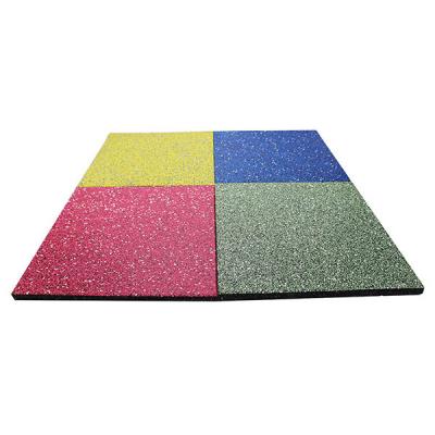 China Noise Insulating Outdoor Rubber Flooring For Playgrounds 50mm Thick for sale