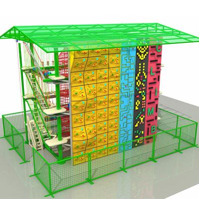 China ODM Kabel die Speelplaatsmateriaal, de Openluchtcursus van de Kabelhindernis beklimt Te koop