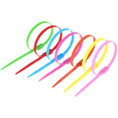 China Heat Resistant Nylon Cable Tie 300mm Themed Color For Playground Steel Pole for sale