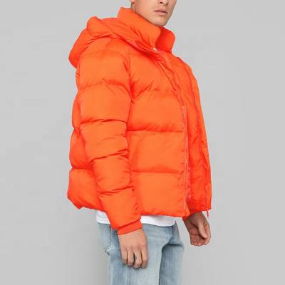 China QUICK DRY Custom Quilted Bomber Jacket Mens Quilted Down Jackets With Hood for sale