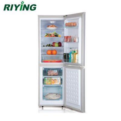 China COMPRESSOR 176 Liter French Door and Bottom Freezer Stainless Steel Household Fridge Compressor with Drawers BCD-176 for sale