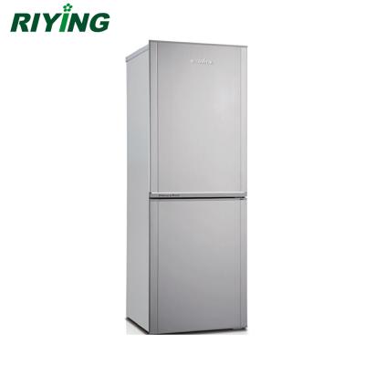 China BCD-178 COMPRESSOR Double Door And Bottom Freezer Stainless Steel Household Refrigerator for sale