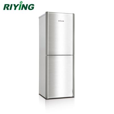 China BCD-182 COMPRESSOR Double Door And Bottom Freezer Stainless Steel Household Fridge For Home Kitchen With Energy Class A+ BCD-182 for sale