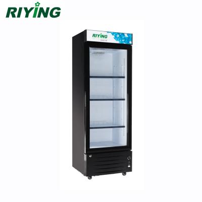 China Single-temperature cooler 192 liter upright display refrigerator refrigerator LG-192 for sale