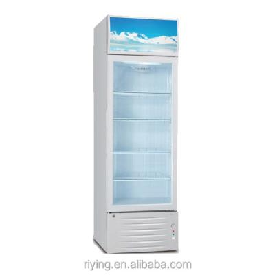 China Single-temperature cooler 238 liter upright display refrigerator refrigerator LG-238 for sale