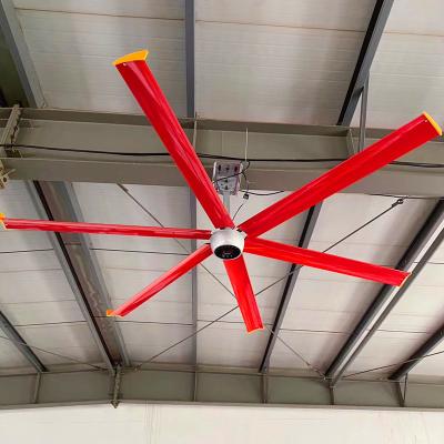 China Hotel Aipu 7Ft HVLS Industrial Large PMSM DC Brushless Ceiling Fan for sale