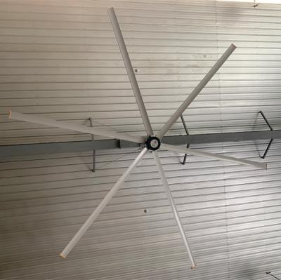 China Industrial Hotels 24ft / 7.3m HVLS Large Ceiling Fan With PMSM Motor for sale