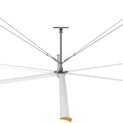 China Gym 24ft Brushless 7.3m Large Permanent Magnet Motor Industrial Ceiling Fan for sale