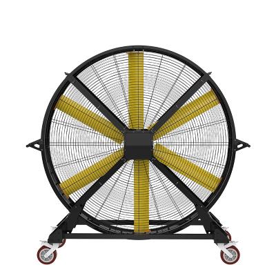 China Outdoor Aluminum Silent DC Motor 2m Industrial Blade Rack Fan for sale