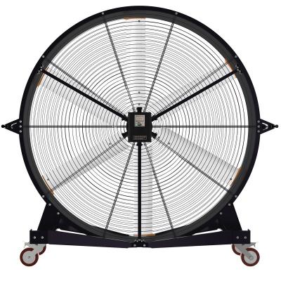 China 36inch 4ft 350W Large Wheel Stand Foldable Waterproof Electric Industrial Portable Fan HVLS For Large Space for sale