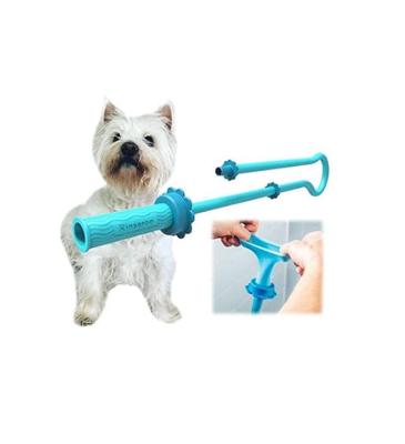 China Multi-Function Single Bath Shower Faucet Stabilized Pet Feeds Silicone Tube Stocked Animal Shower for sale