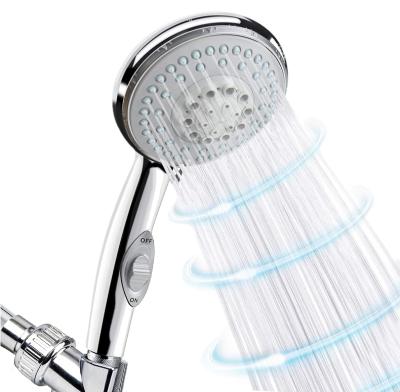 China Without Diverter Shower Head Shower With Switch Water Stop Bathroom for sale