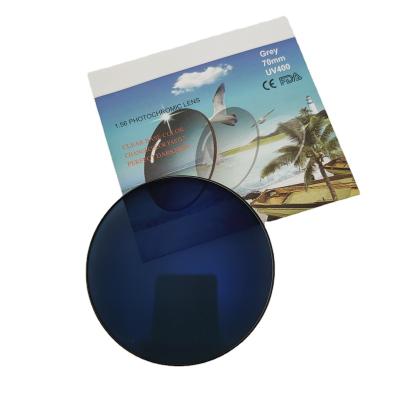 China 1.61 Index CLEAR INDOOR ACRYLIC Quick Change Photochromic Rotation Coating Blue Block Single Vision Lenses for sale