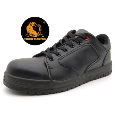 China Metal Compound Metal Compound Anti-Skid Resistant Anti-Slip Proof Sting Proof Toe Outsole PU Gasoline Oil Free Lightweight Safety Shoes for sale