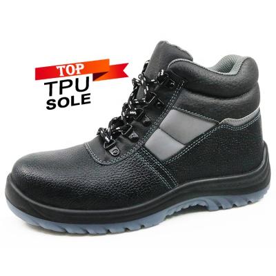 China Brand TPU Toe Tiger Toe Puncture Proof Non Slip Steel Core Sole Oil Resistant Most Comfortable Safety Shoes For Work for sale