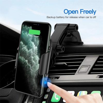 China Charger Car Phone Holder Dash Mount 2021 Universal Radio Charging Magnetic 360 Rotation for sale