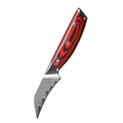 China Japanese High Quality Viable 3.5 Inch Damascus Steel VG10 Multifunctional Fruit Paring Knife for sale