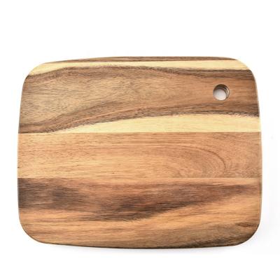 China Yieryi Sustainable High Quality Acacia Wood Cutting Board for Cheese Meat Fruit Vegetables Fish Pizza for sale