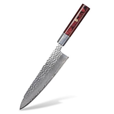 China Sustainable Professional High Quality Damascus Steel Forged 8 Inch Chef Knife Kitchen Knife for sale