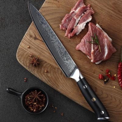 China Durable High Quality Professional 67 Layers Damascus Steel 8 Inch Carving Knife Kitchen Knives for sale