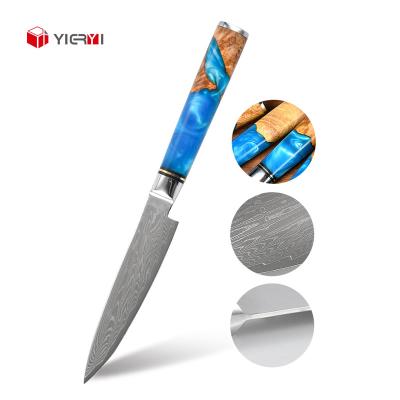 China Yieryi Damascus Steel Fruit Paring Knife Viable High Quality Serving Knife for sale