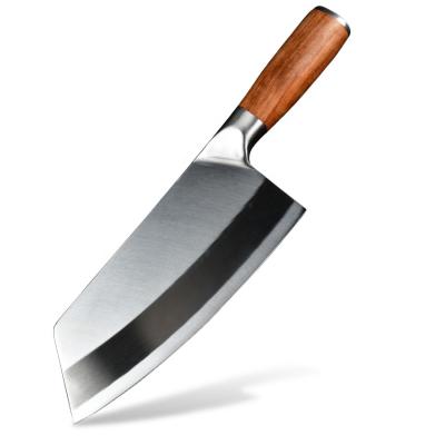 China Viable Ready To Ship 7 Inch Stainless Steel Kitchen Butcher Cleaver Meat Cleaver Chinese Cleaver Kitchen Knife for sale