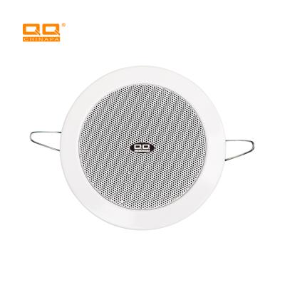 China Video Gaming Shower 6W Small Ceiling Speaker For Bathroom , Home Theater System MINI 2.0 In-Ceiling Speaker 2 Gaming Music Metals (3 Years 100V for sale