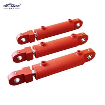 China Customer Need Nolanse Factory Telescopic Acting Double Hydraulic Cylinder For Dump Truck for sale