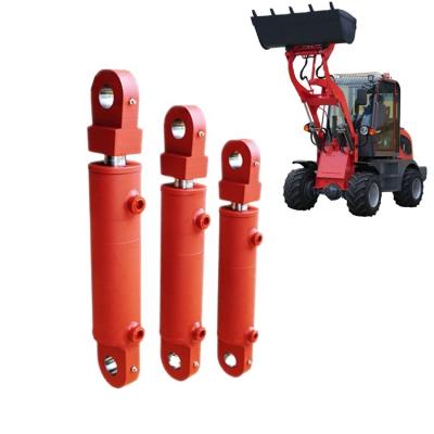 China Construction Material Stores Double Acting Steer Loader Parts Hydraulic Cylinders For Wheel Loaders Crawler Loader for sale