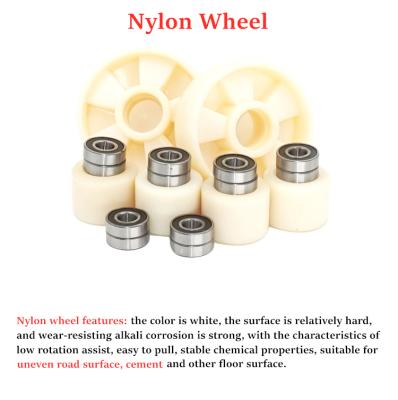 China Customzie Nylon Pallet Truck Wheels Handling Equipment Spare Parts for sale