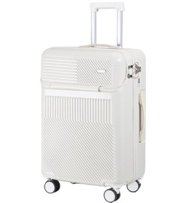 China Fashionable Luggage Case With Soft Wheels Spinner Suit Trolley Retractable Luggage Case Luggage Set Hard Case Set for sale