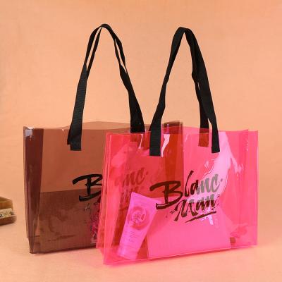 China Fashion Beach Bag/Custom Cheap Women Tote PVC Clear Bags Shopping Bag Freeze Beach Bag en venta