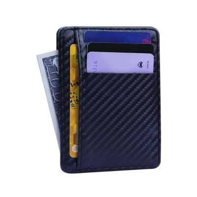 China High Quality Normcore Card Holder Style Portable PU Leather Business Men Card Holder with RFID Blocking Te koop