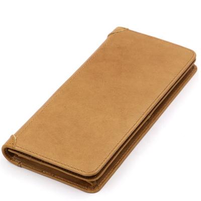 China Waterproof Long Style Wallet Multifunctional Card Holder Large Capacity Genuine Leather Unisex Wallet for sale