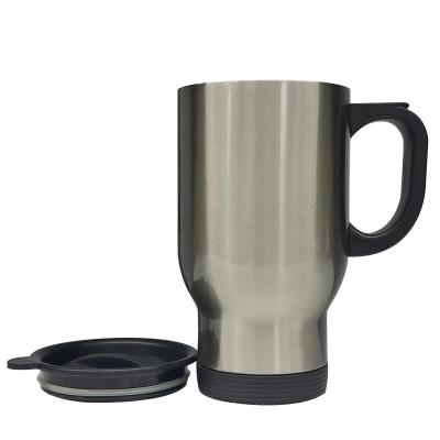 China 14oz Sublimation Double Wall Stainless Steel Travel Sustainable Hot Selling Coffee Mug With Lid for sale