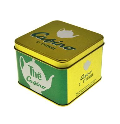 China Tea Tin Can Metal Custom Box Tea Tins Food Grade For High Quality Tea Packaging Only for sale