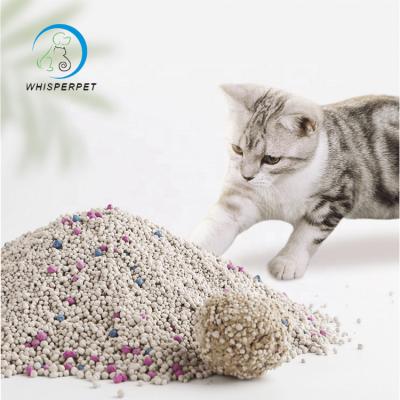 China Viable Dust Free Crush Clumping Bentonite Cat Cleaning Sand for sale