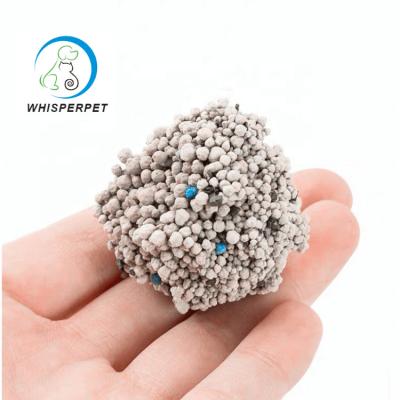 China Sustainable Pet Kitty Sand Zeolite Smell Lock Bentonite Clean Dustproof Cat Litter for sale