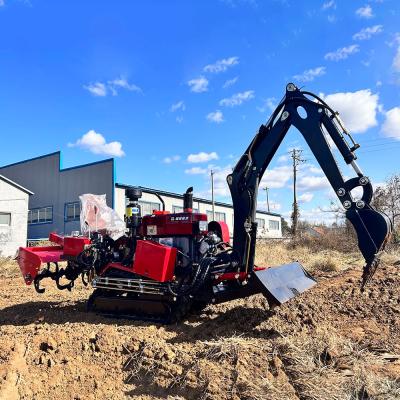 China Easy Operate Small Agricultural Crawler Tractors 35HP 2700*780*1060mm for sale