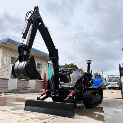 China 50HP Bulldozer Cultivator  Rotary Mini Crawler Construction Equipment for sale