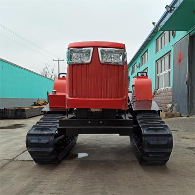 China 80 HP Cultivator Bulldozer Fully Automatic Rotary Small Crawler Tractor for sale