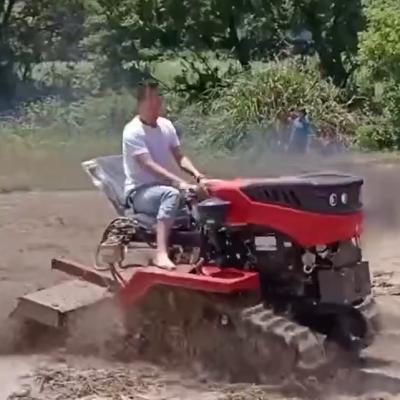 China Gemakkelijk te bedienen 25 pk kleine boerderij kruiper tractor landbouwmachines CE-gecertificeerd Te koop