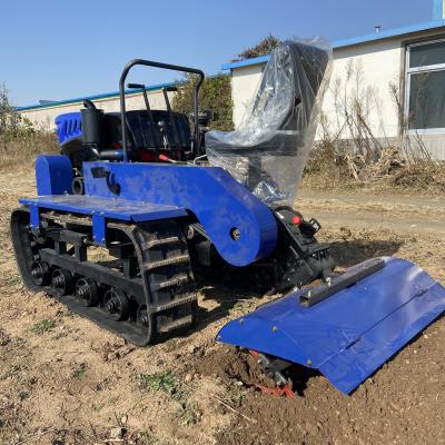 China Micro 35HP Compact Tractor Rotary Garden Cultivator Tractor With Excavator Bucket for sale