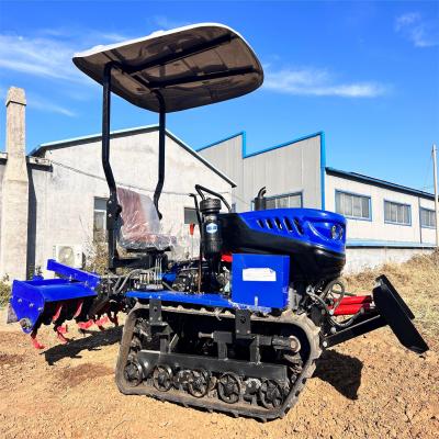 China Betrouwbare 35 pk tractor Crawler Tiller Rotary Crawler Cultivator Tractor Te koop