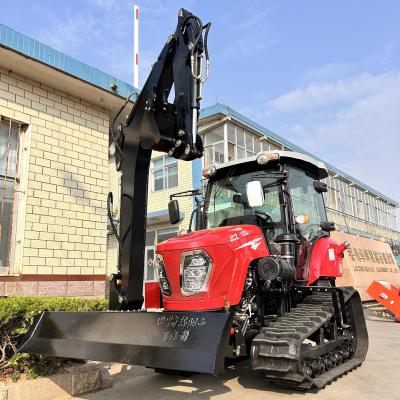 China Kompaktes 120 PS Crawler-Traktor-Farmgerät mit Kabine und Klimaanlage zu verkaufen