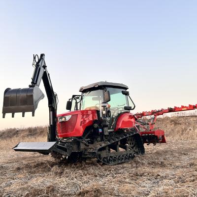 China Mini-Crawler-Traktor Landwirtschaftsmaschinen Garten-Traktor Bulldozer Mini-Crawler-Züchter zu verkaufen