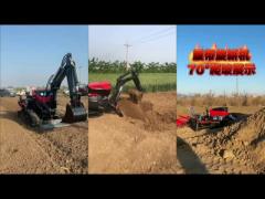 35Hp crawler tractor with excavator